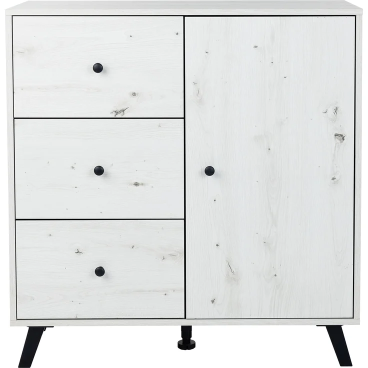 Wickelkommode mit abnehmbarem Wickelaufsatz Lavea, (B/H/T): 88/100/75 cm, White Oak, Arthur Berndt – Bild 7