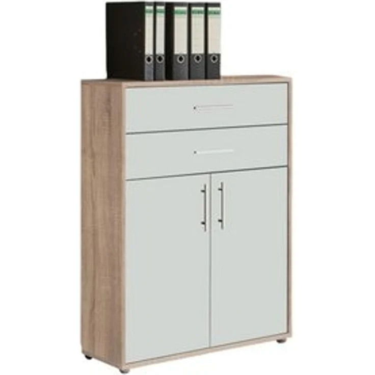 BMG Möbel Aktenschrank BMG Möbel Schubkasten Schrank, 2 Türen in 11 verschiedenen Farben Made in Germany – Bild 4