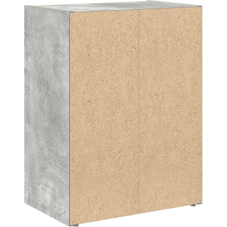 vidaXL Bücherregal Betongrau 40x24x52 cm Holzwerkstoff 860358 – Bild 6