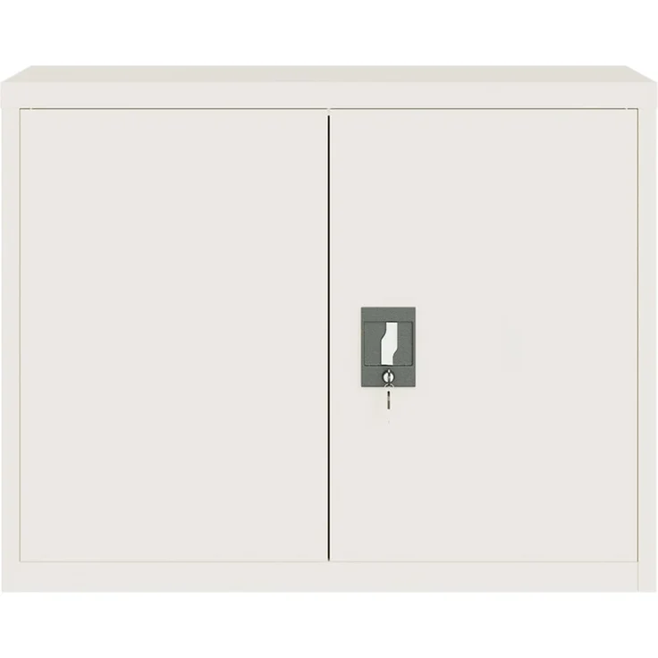 vidaXL Aktenschrank Weiß 90x40x110 cm Stahl 3188310 – Bild 7