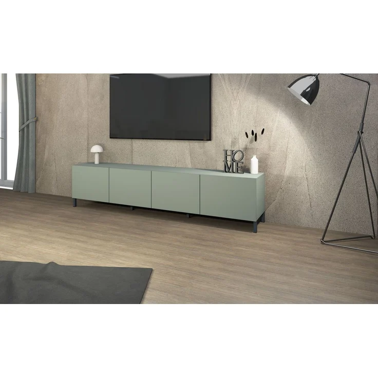 borchardt Möbel Lowboard Sophia, TV-Schrank mit Metallfüßen, Metallfüße, grifflose Optik – Bild 3