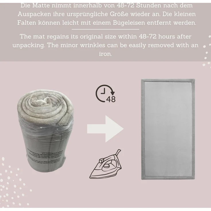 Hakuna Matte Kinderteppich mit Memory-Schaum, dicke & weiche Spielmatte 2,5 cm, Krabbelmatte, Höhe: 25 mm, Extra weich, Roll-_oder_faltbar, Hypoallergen, Schaumstoff – Bild 6