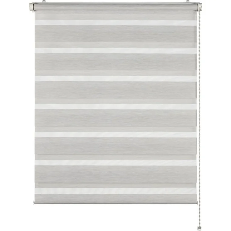 Doppelrollo Tilda, SCHÖNER WOHNEN-Kollektion, transparent, mit Bohren/ohne Bohren, freihängend, Klemmfix, geklemmt, silberne oder weiße Rollo-Technik – Bild 5