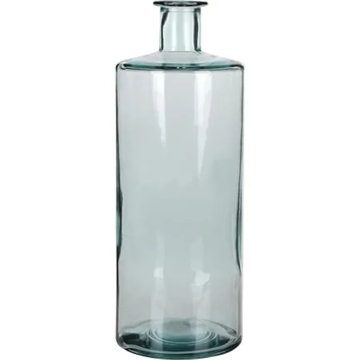 Mica Decorations Guan Flasche/Vase, transparente Glasvase, 40 cm hoch, recyceltes Glas für Zweige und Trockenblumen