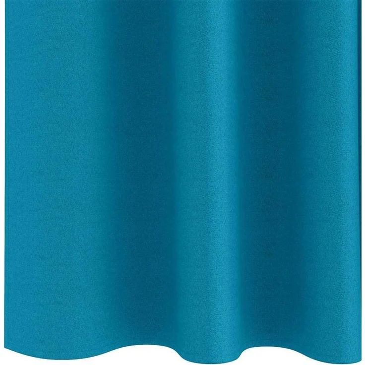 vidaXL Verdunkelungs-Vorhänge mit Ringen 2 stk. Türkis 140 x 140 cm 4107528 – Bild 6