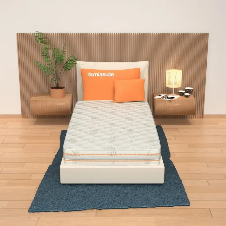 MiaSuite i Sogni italiani Top Erinnerung Schaum, Aloe Vera, Weiß, 85x190
