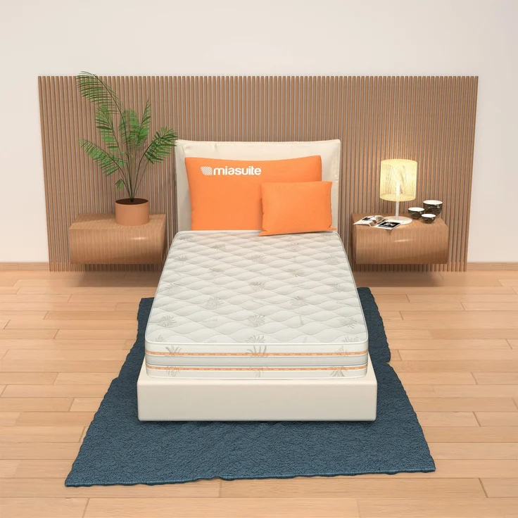 MiaSuite i Sogni italiani Top Erinnerung Schaum, Aloe Vera, Weiß, 85x190
