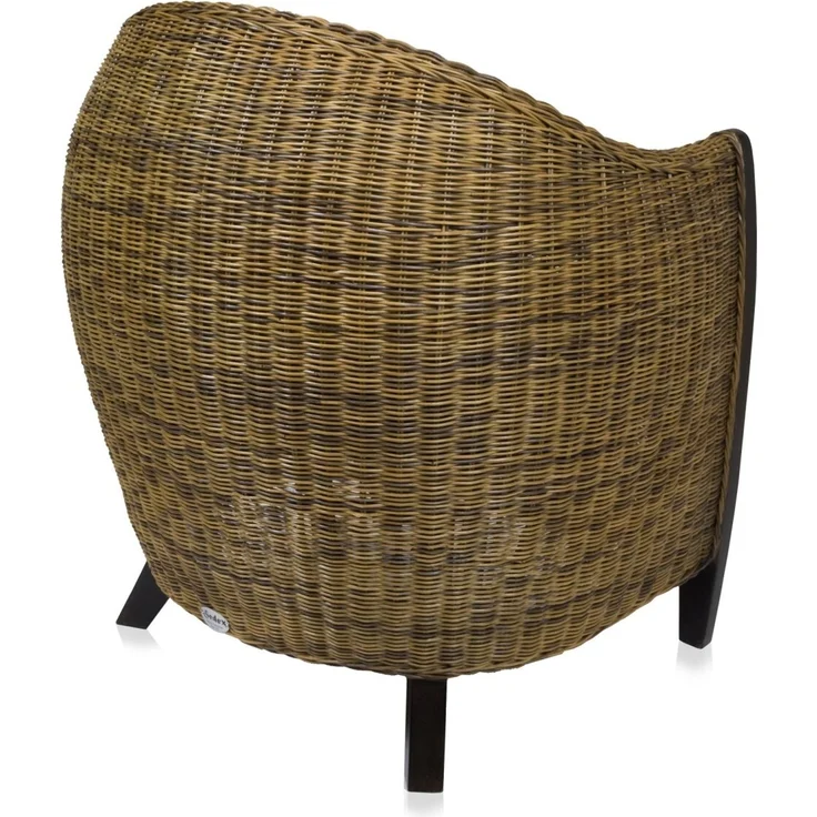 Sedex Bari Rattansessel Bicolor - Handgefertigt mit Holzgestell und Sitzpolster – Bild 5