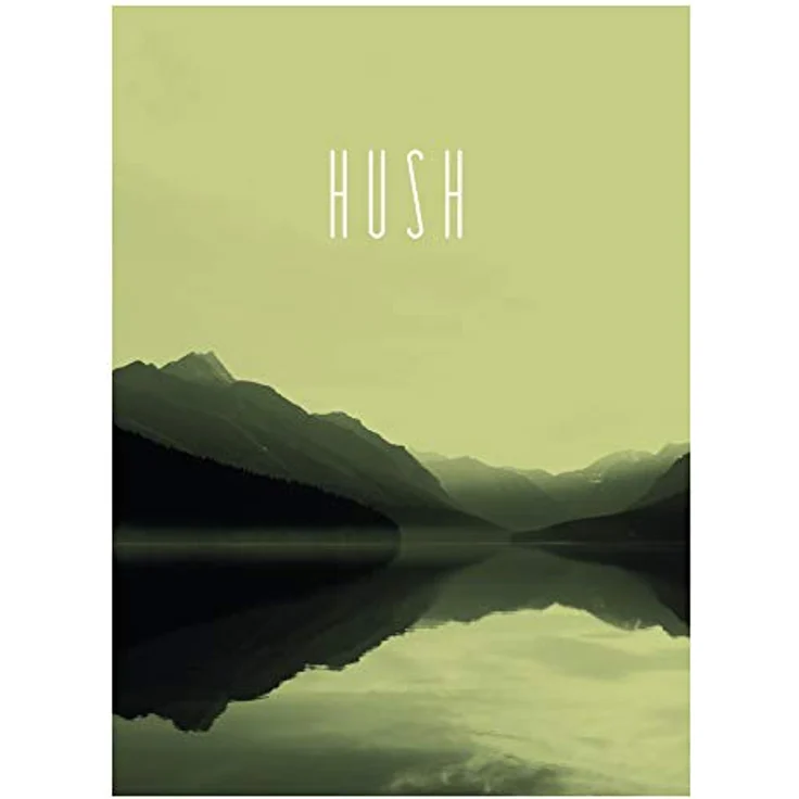 Komar Wandbild Word Lake Hush Sand, Poster 30 x 40 cm, seidenmatte Oberfläche, fotorealistischer Druck, ohne Rahmen, MADE IN GERMANY – Bild 1