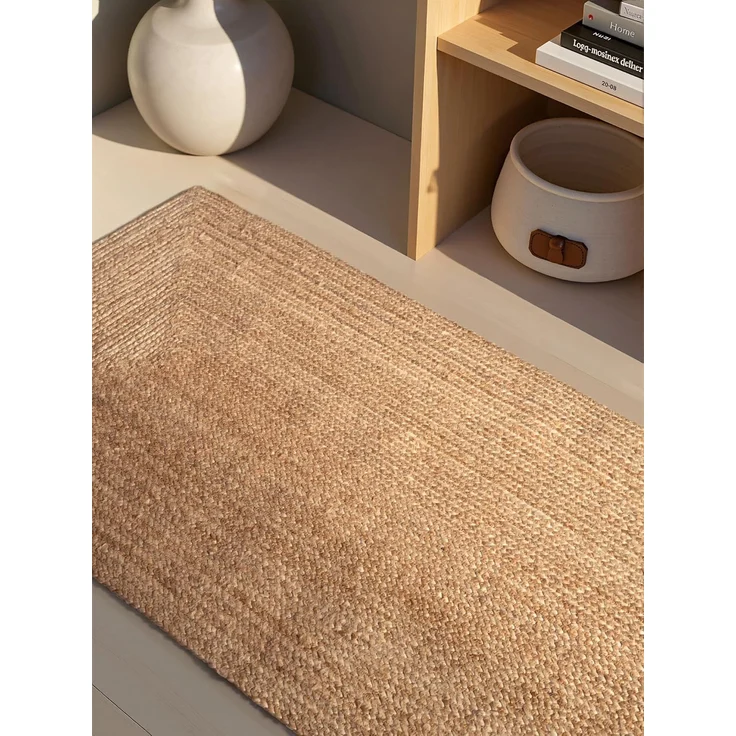 HANSE Home Teppich Juteteppich Teppich Juno, rechteckig, Höhe: 9 mm, Jute, Shape, Handgemacht, Wohnzimmerteppich, Naturteppich, Wohnzimmer – Bild 5