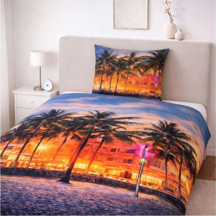 kamelshopping Bettwäsche Bettwäsche aus Microfaser und brillantem Fotodruck, Reißverschluss, 2-teilig ca. 135x200 cm + ca. 80x80 cm – Bild 4