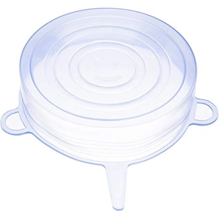 Ruhhy Deckel Silikondeckel Dosenverschließer, (Spar-Set, 6-tlg, flexibel, luftdicht), Geruchsneutral, bleiben frisch und verderben nicht – Bild 4