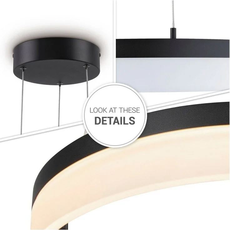 Paco Home Pendelleuchte ELLA, LED wechselbar, Warmweiß – Bild 3