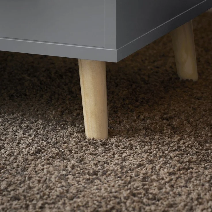 SoBuy FBT95-HG Nachttisch, MDF, Lackiert, Grau, 45 x 60 x 35 cm – Bild 8