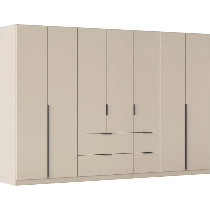 OTTO home Drehtürenschrank Kleiderschrank Schrank Garderobe AGORDO mit Dekor- oder Hochglanzfront (in zwei Griff-Farben, Breiten 91-360 cm) mit Außenschubkästen, in 7 Breiten und 2 Höhen MADE IN GERMANY