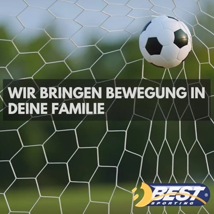 Best Sporting Fußballtor 11050 Fußballtor Rebound 213 x 153 x 76 cm – Bild 6