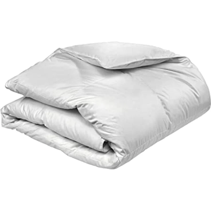 XDREAM Daunenbettdecke Nature Daunendecke, 135x200 cm und weitere Größen, Füllung: 90% Daunen, 10% Federn, Bezug: 100% Baumwolle, alle Wärmeklassen, Sommer oder Winter – Bild 2
