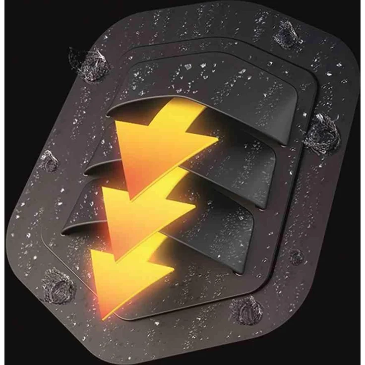 SIENA GARDEN 'AquaShield' Bankhülle, 3er Set, Polyester hellgrau, 160 x 75 x 65 / 85cm – Bild 3