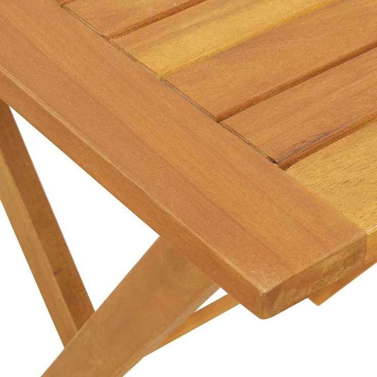 vidaXL Gartentisch Natur 60 x 60 x 72 cm Massivholz Akazie 4105490 – Bild 9