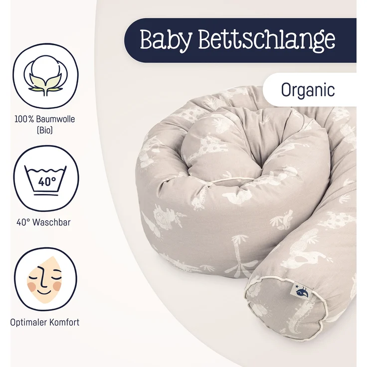 Julius Zöllner Bettschlange Organic Jungle Dream 180 – Bild 4