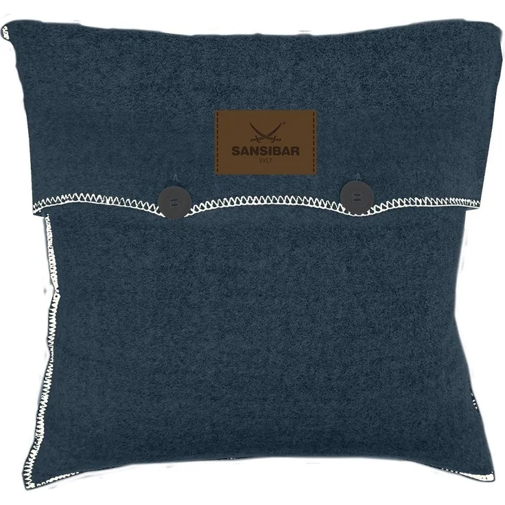Kissenhülle SANSIBAR BL 45x45 cm blau