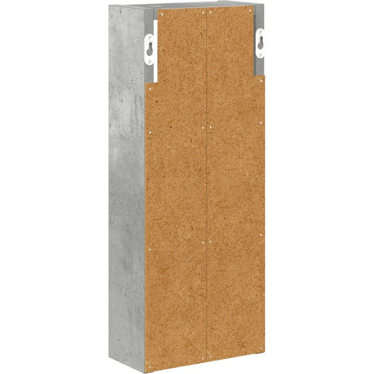vidaXL Badezimmer-Wandschrank Betongrau 20 x 10 x 50 cm Holzwerkstoff 889282 – Bild 8