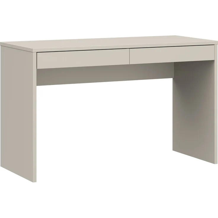 Schreibtisch >MILLES < in Sandfarbig - 124,8x77,3x53,1cm (BxHxT) – Bild 3
