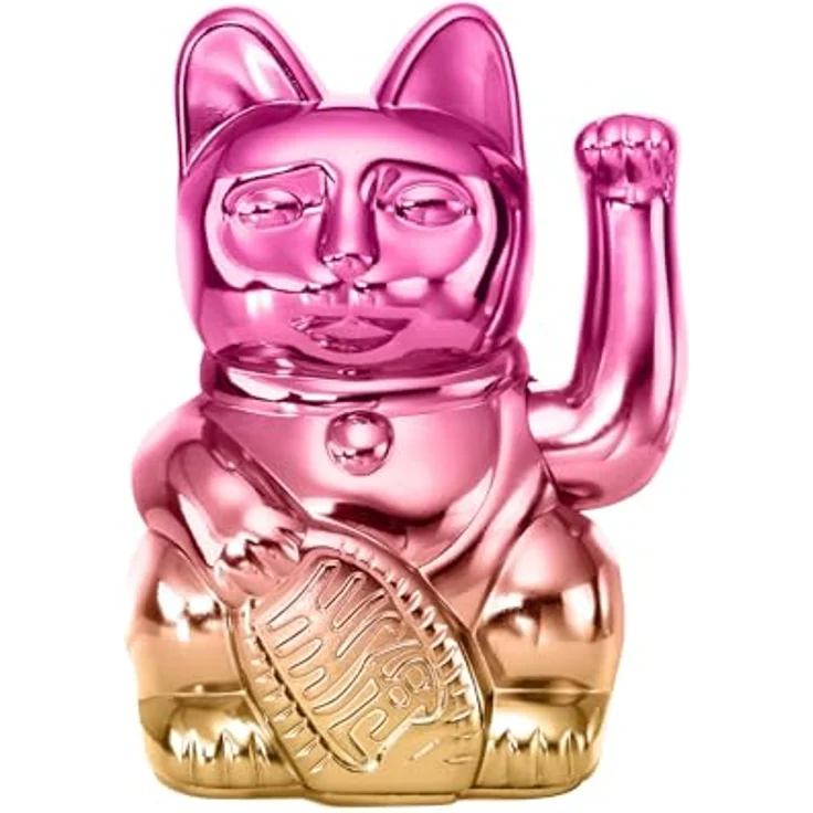 Donkey Winkekatze Player Two Lucky Cat Shiny Pink/Yellow – Bild 2
