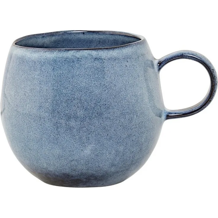 Bloomingville Becher Bloomingville Sandrine Blue Becher Steingut (1 Becher), Steingut