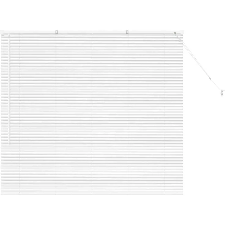 vidaXL Venezianische Jalousie Weiß 130 x 150 cm 25 mm Aluminium 42005982 – Bild 2