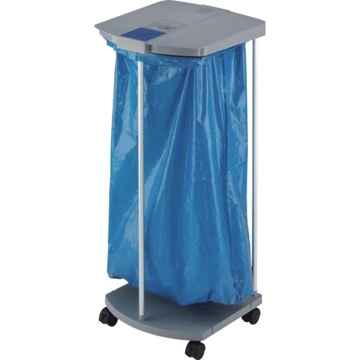 Hailo Müllsackständer ProfiLine MSS XXXL, Abfalleimer, Müllsackhalter, Aluminium, 120 L, 0912-210