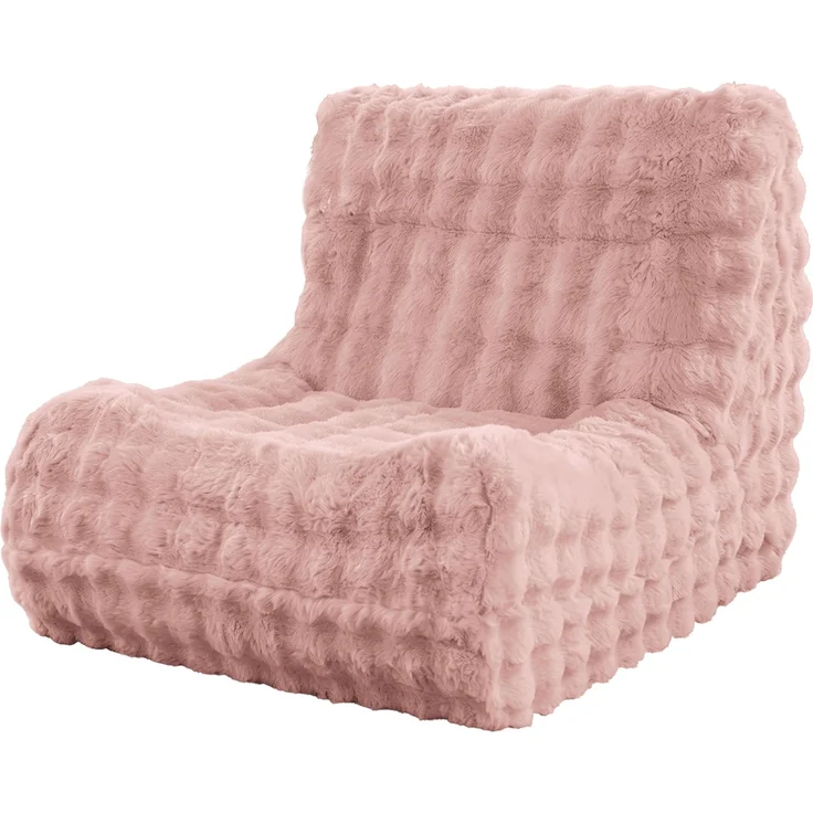 Niedlicher Raupen-Sitzsack, Sitzsacksofa, Bodensofa, Bodenstuhl mit Rückenlehne für Wohnzimmer und Schlafzimmer – Rosa – 85 x 100 x 78 cm – YOUDENOVA – Bild 8