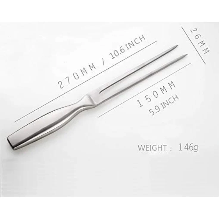 Kilajojo Fleischgabel aus Edelstahl, 26,9 cm – Bild 2