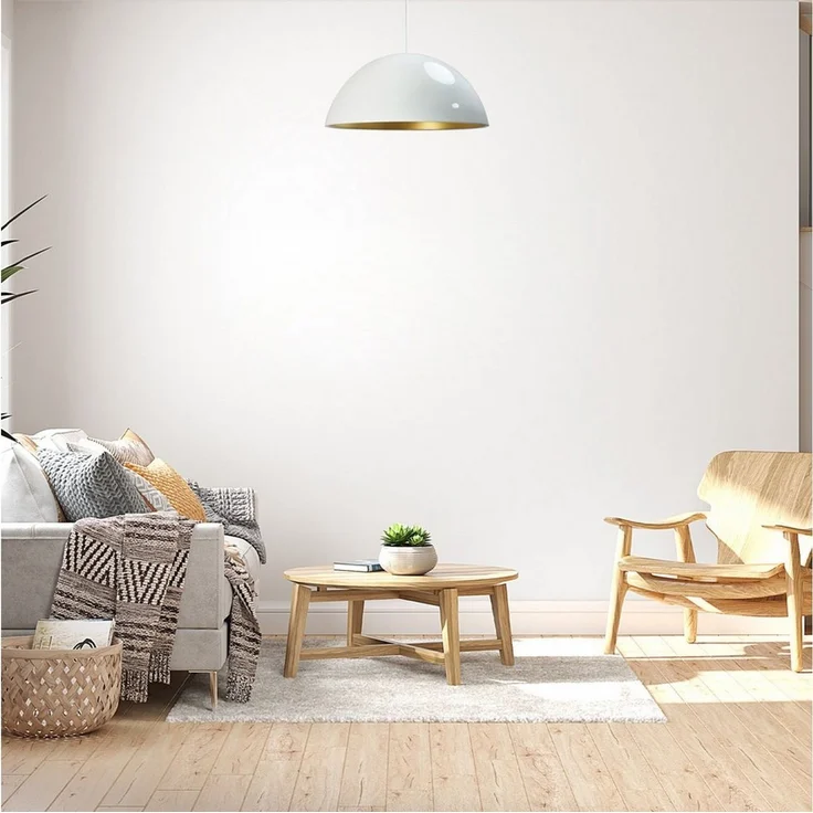 Bamyum Pendelleuchte Bamyum Hängelampe I Lipeo I Ø40 cm E27 Metall Deko Modern Lampe, ohne Leuchtmittel – Bild 3