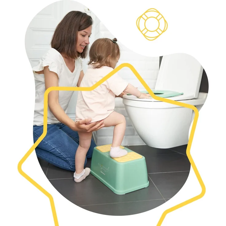 Badabulle Tritthocker für Kinder, rutschfest, 15 cm Erhöhung – Bild 2