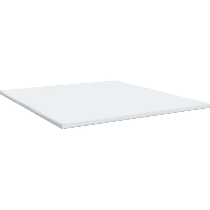 vidaXL LED-Speicherbett mit Matratze Hellgrau 200 x 200 cm Samt 3459210 – Bild 8