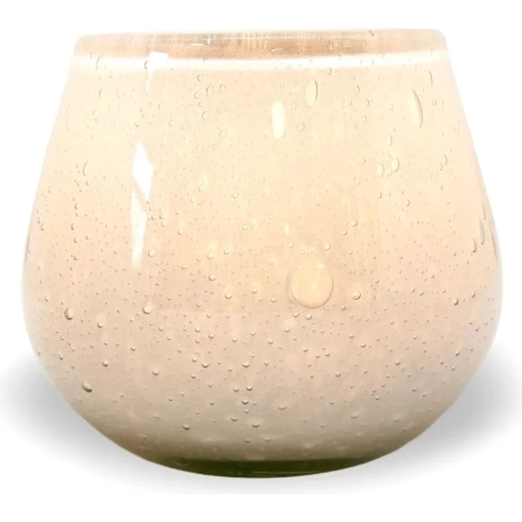 Securit® Stage LUNA mundblæst genanvendt glas hvid