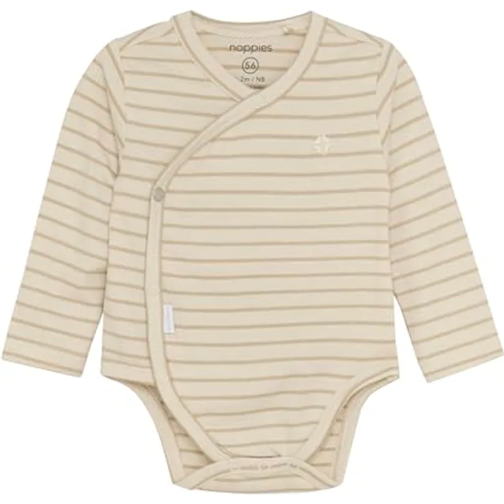 Noppies Navi Wickelbody - Stripe - Größe 74 - Offw