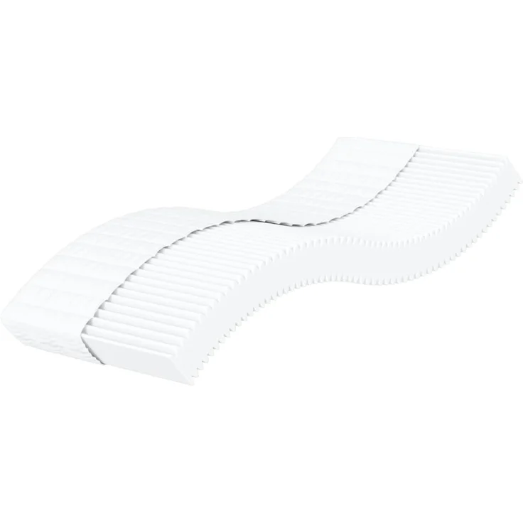 vidaXL Schaumstoffmatratze Weiß 80x220 cm Härtegrad H2 H3 4016638 – Bild 1