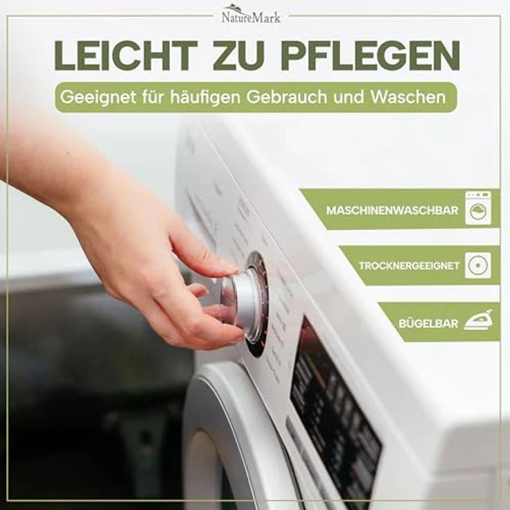 NatureMark 12er Pack Gästetücher Premium Qualität 30x50 cm GÄSTEHANDTUCH Frottiertuch-Set 100% Baumwolle Farbe: Anthrazit / Grau – Bild 6