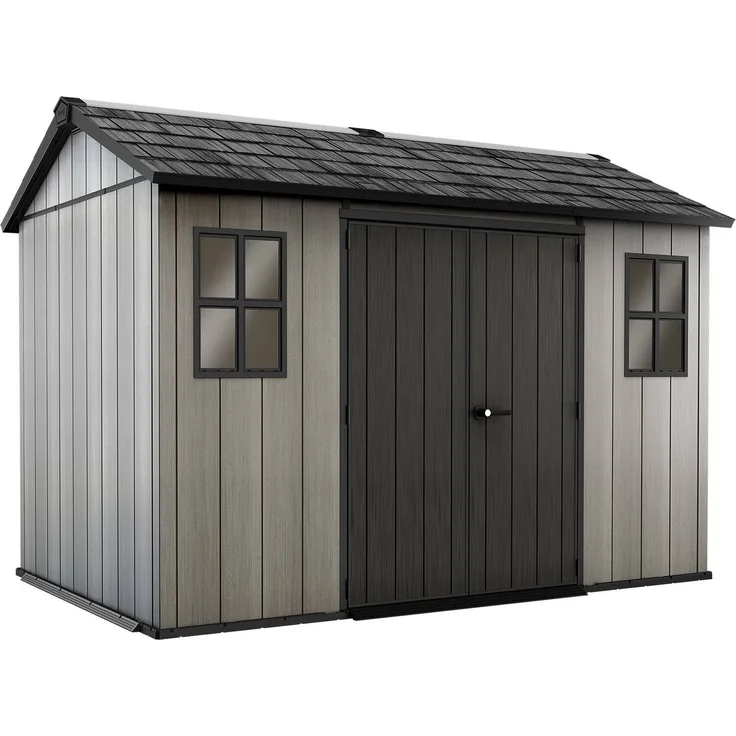 Dmora Gartenhaus Dartmouth, Gartenhütte, Gartenhaus, Werkzeugschuppen, 350x229 h254 cm, Grau