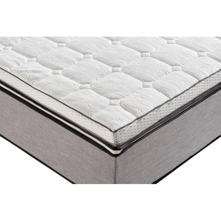 RIBECO, Topper Aaron MAXI, Topper ideal für Boxspringmatratzen, 11 cm hoch, Gelschaum – Bild 2