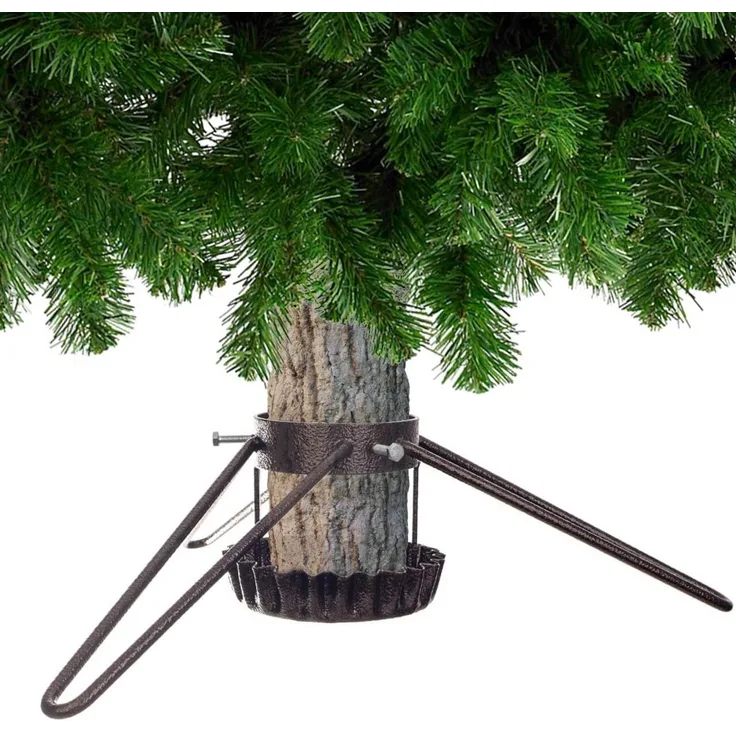 KADAX Weihnachtsbaumständer Metall Weihnachtsbaumständer mit Schale Kupfer 58cm