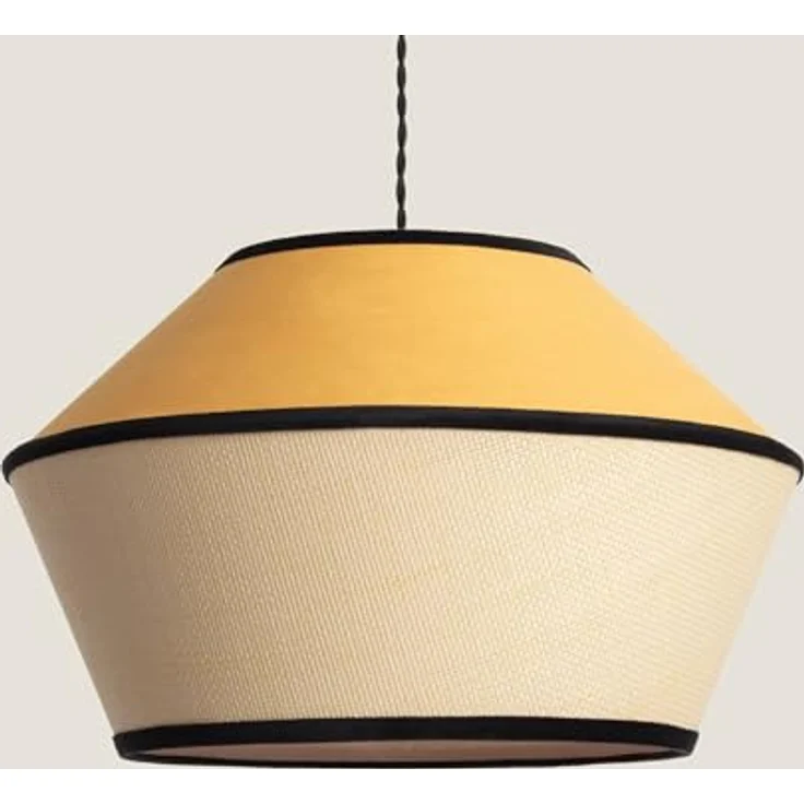 LEDKIA LIGHTING Hängeleuchte Trompa, senfgelb, elegantes Design mit verstellbarer Länge, E27-Fassung für vielseitiges Licht, ideal für Wohnzimmer, Küche und Schlafzimmer – Bild 3