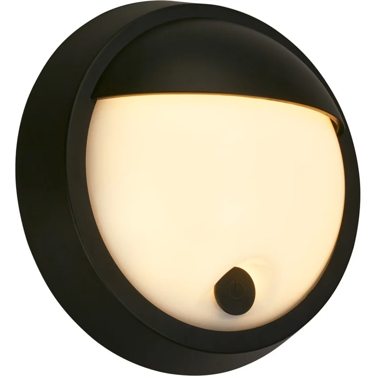 Briloner LED Akku-Außenwandleuchte Puni 4W schwarz Touch-Dimmer warmweiß – Bild 1