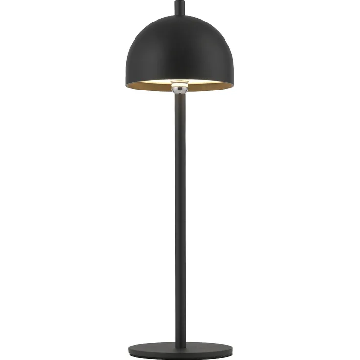 JUST LIGHT LED Tischleuchte LED Tischlampe Akku SW BELLIS, Dimmbar, Memoryfunktion, USB, 1xLED-Board/2,50W/3000K, warmweiß, AKKU USB, Dimmbar Touchdimmer