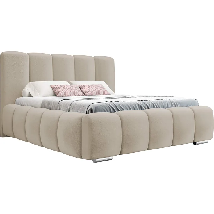 Mirjan24 Polsterbett Widoni , beige, 180x200 cm