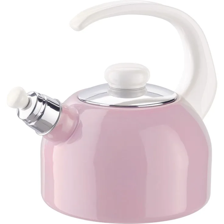 RIESS 0543-117 Flötenkessel Plus 2 Liter, rosa pastell / Wasserkessel