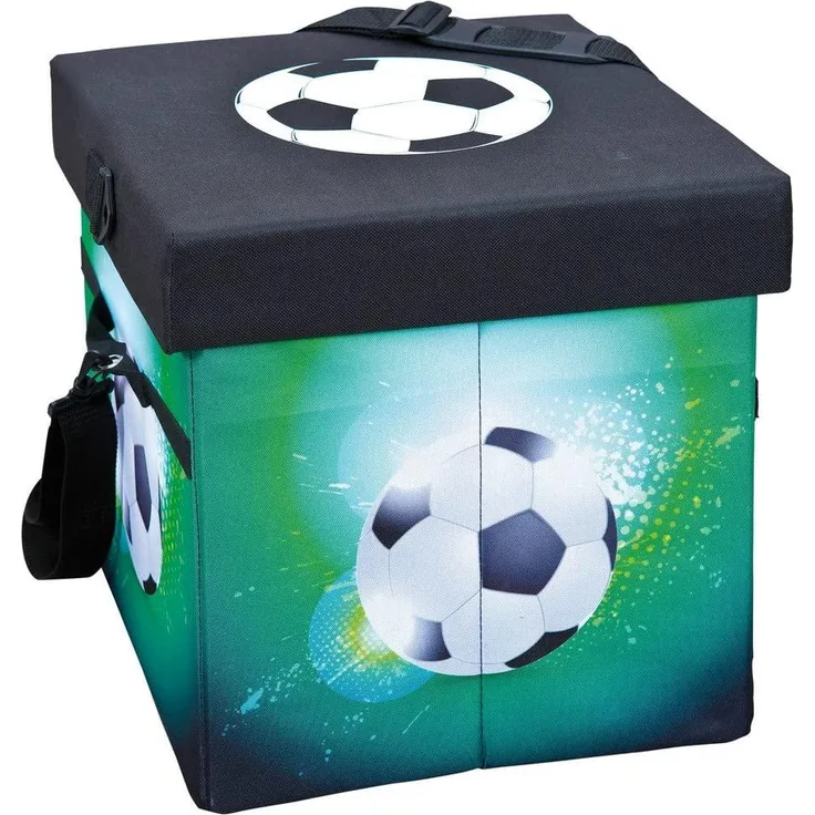 Inter Link Faltkiste FANBOX I schwarz/grün/Weiß