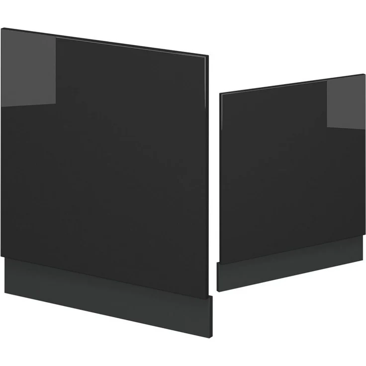 Vicco Frontblende Fame-Line, Anthrazit Hochglanz, 60 cm | MDF-Front · Ohne Arbeitsplatte · ✓ Passend zur Küchenfront · Metallgriffe · Einfache Integration – Bild 4